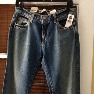 NWT Gap Medium Wash Low Rise Bootcut Ankle Jeans Size